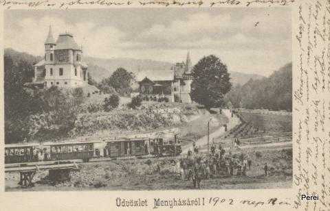  Békebeli menyházai képeslap 1912. szeptemberéből