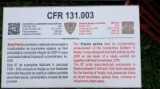 C.F.R. 131.003 táblája